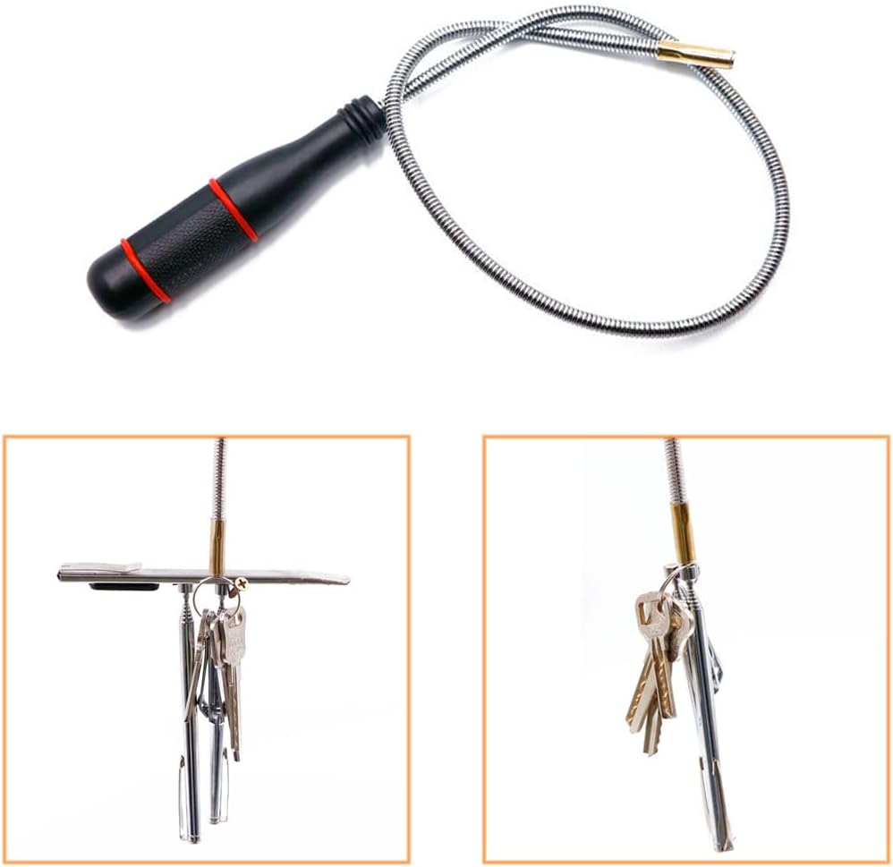 3 Pack Telescoping Magnet Pick-up Tool Set - Retrieving Telescoping Magnet Pickup ToolsÔºåExtendable Magnetic Pick Up ToolsÔºåBendable Spring Magnet Stick image 5