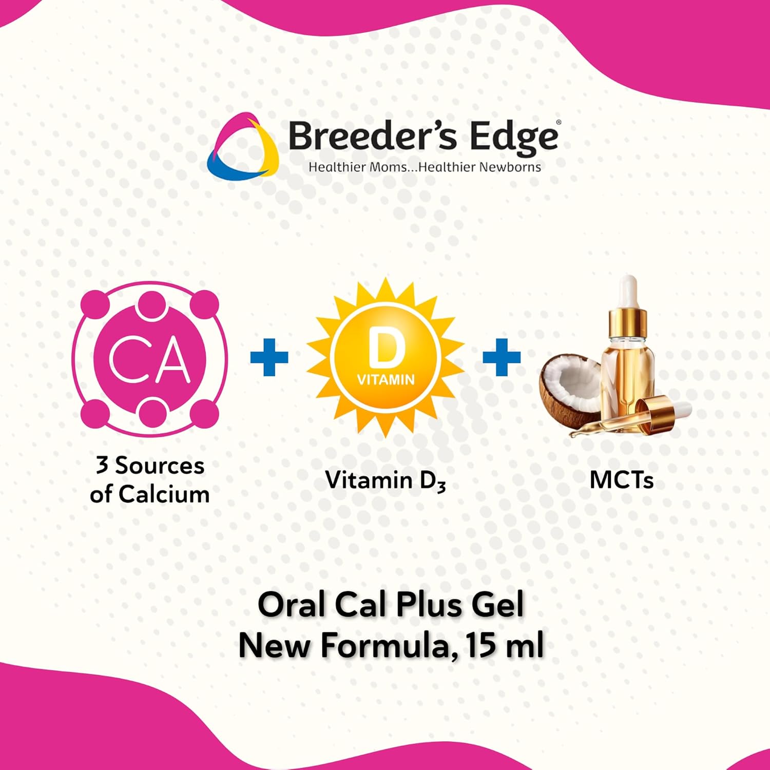 Breeder's Edge Oral Cal Plus Gel, Whelping and Queening Calcium Supplement Gel for Dogs and Cats Delivers 3 Calcium Sources in Labor to Support Strong and Normal Contractions, 30ml Paste image 3
