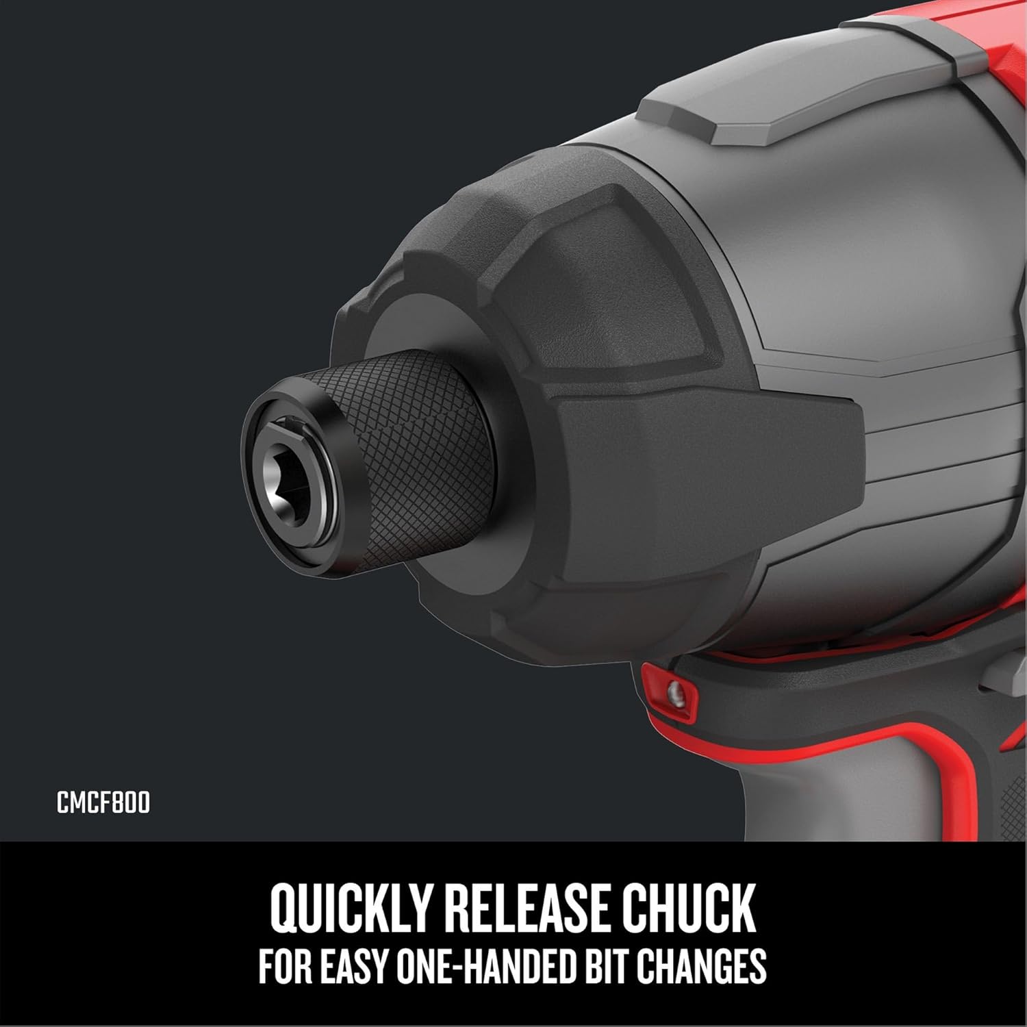 CRAFTSMAN V20 MAX Cordless Drill Driver and Impact Driver Set, Power Tool Set with 2 Batteries and Charger, LED Work Light, 2 Bits, Bag (CMCK200C2) image 5