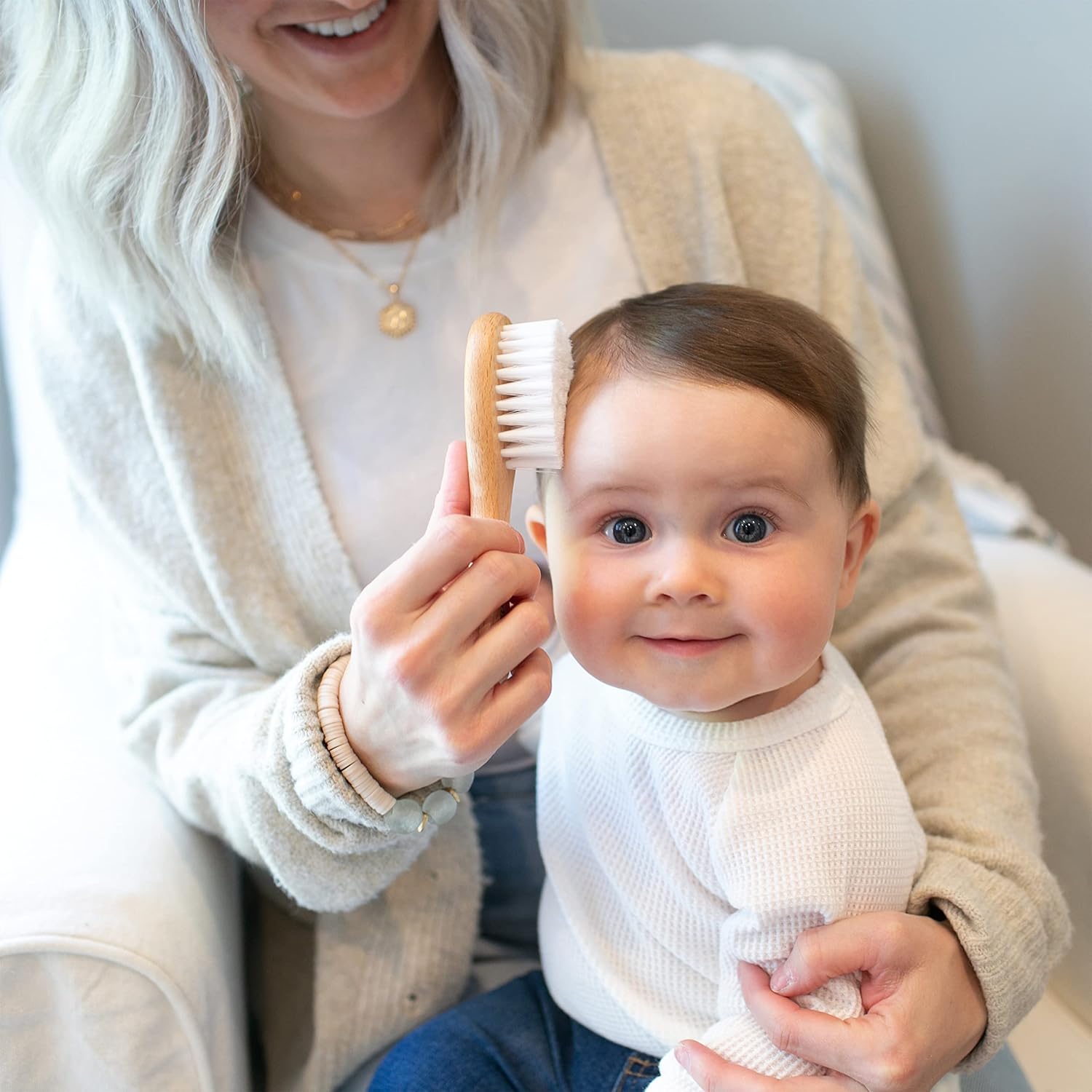 Dr. Brown's Soft and Safe Baby Brush + Comb image 3
