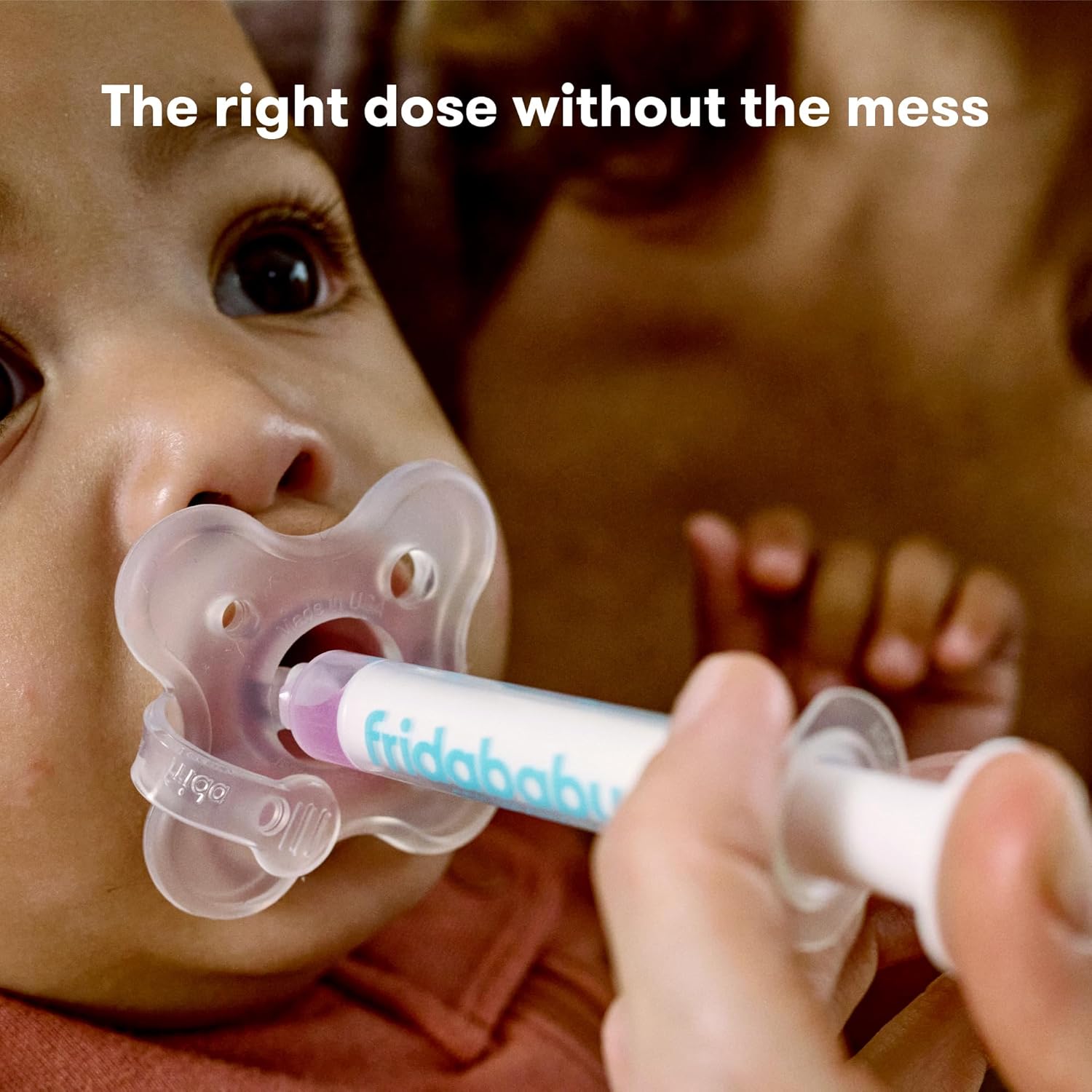 Frida Baby Medicine Pacifier Syringe, Accu-Dose Paci, Medi Frida Dispenser for Mess & Fuss Free Use, Made in USA image 2