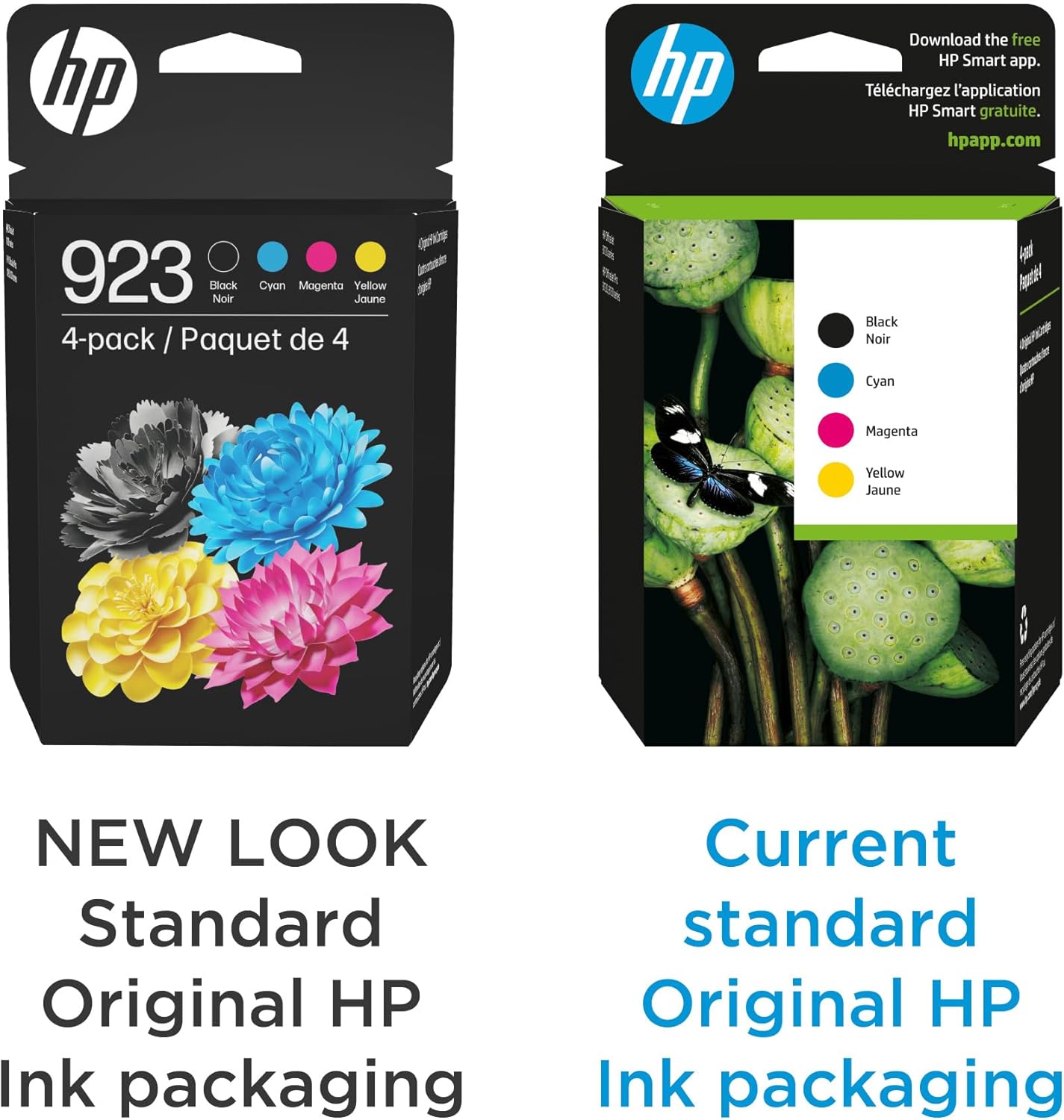 HP 923 Black, Cyan, Magenta, Yellow Ink Cartridges (4-Pack) | Works with Printer Series: OfficeJet 8120 image 3