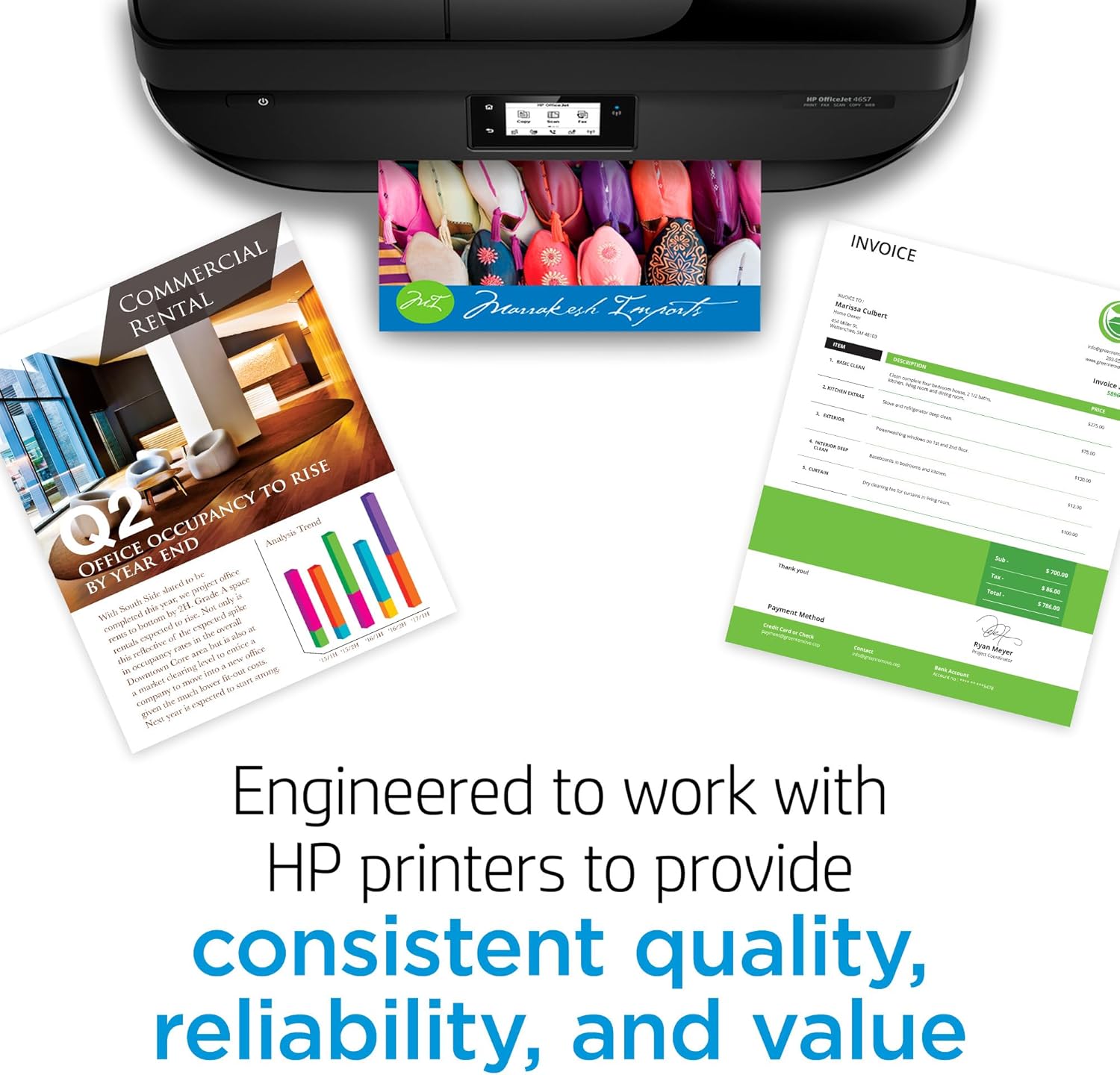 HP 936 Black, Cyan, Magenta, Yellow Ink Cartridges (4-Pack) | Eligible for Instant Ink | 6C3Z5LN image 5