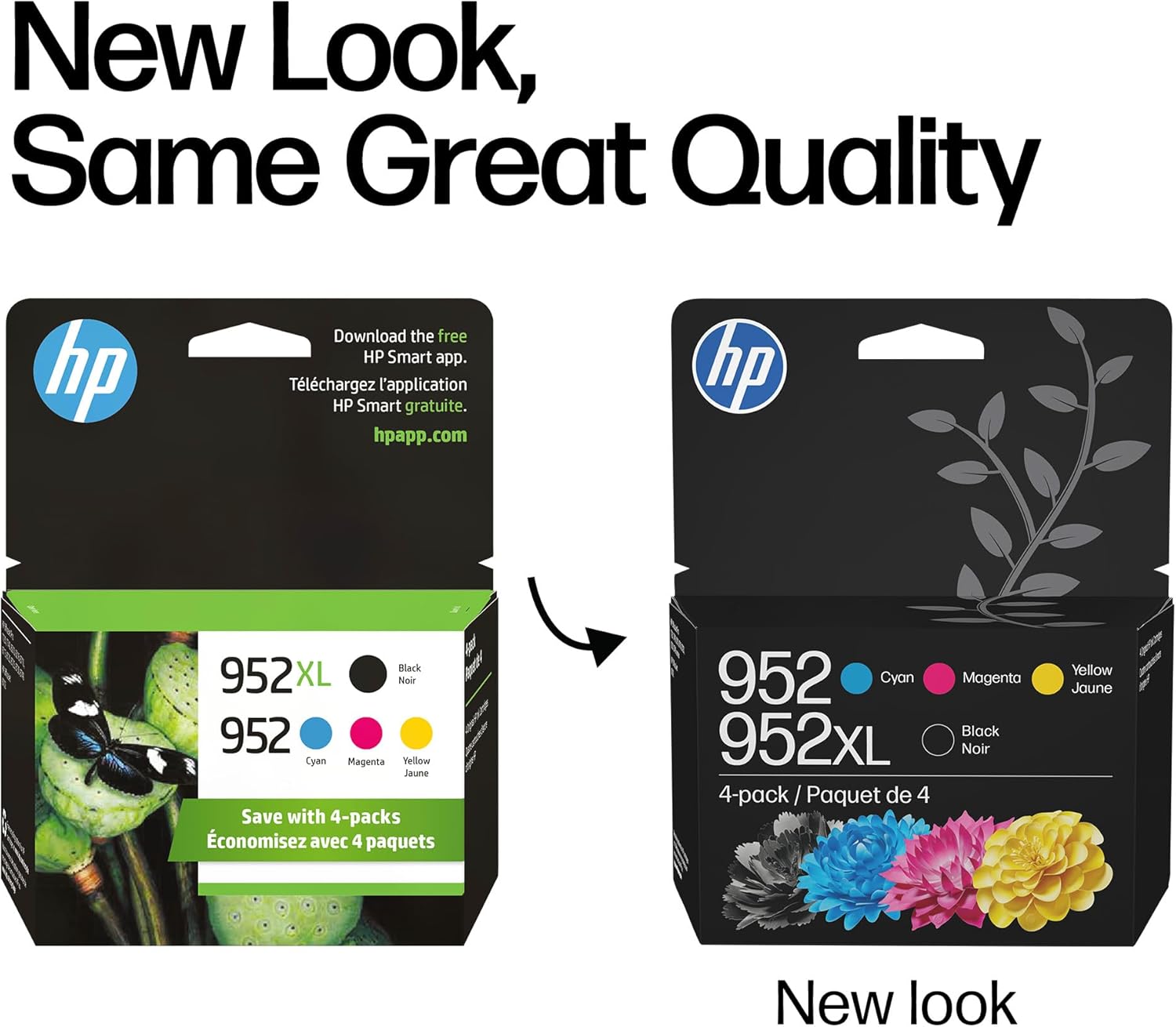 HP 952XL Black + 952 Cyan, Magenta, Yellow Ink | N9K28AN image 3