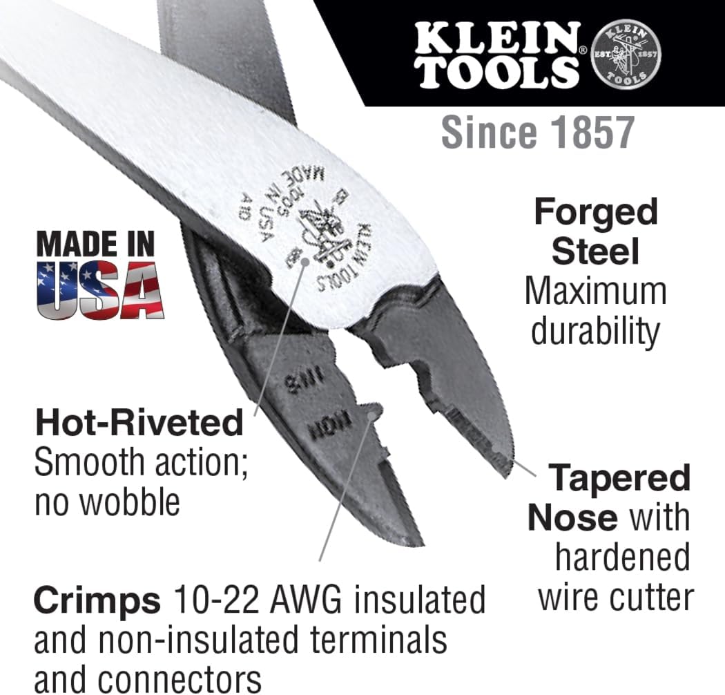 Klein Tools 80028 Hand Tools Kit includes Pliers, Screwdrivers, Nut Drivers, Backpack, and More Jobsite Tools, 28-Piece image 5