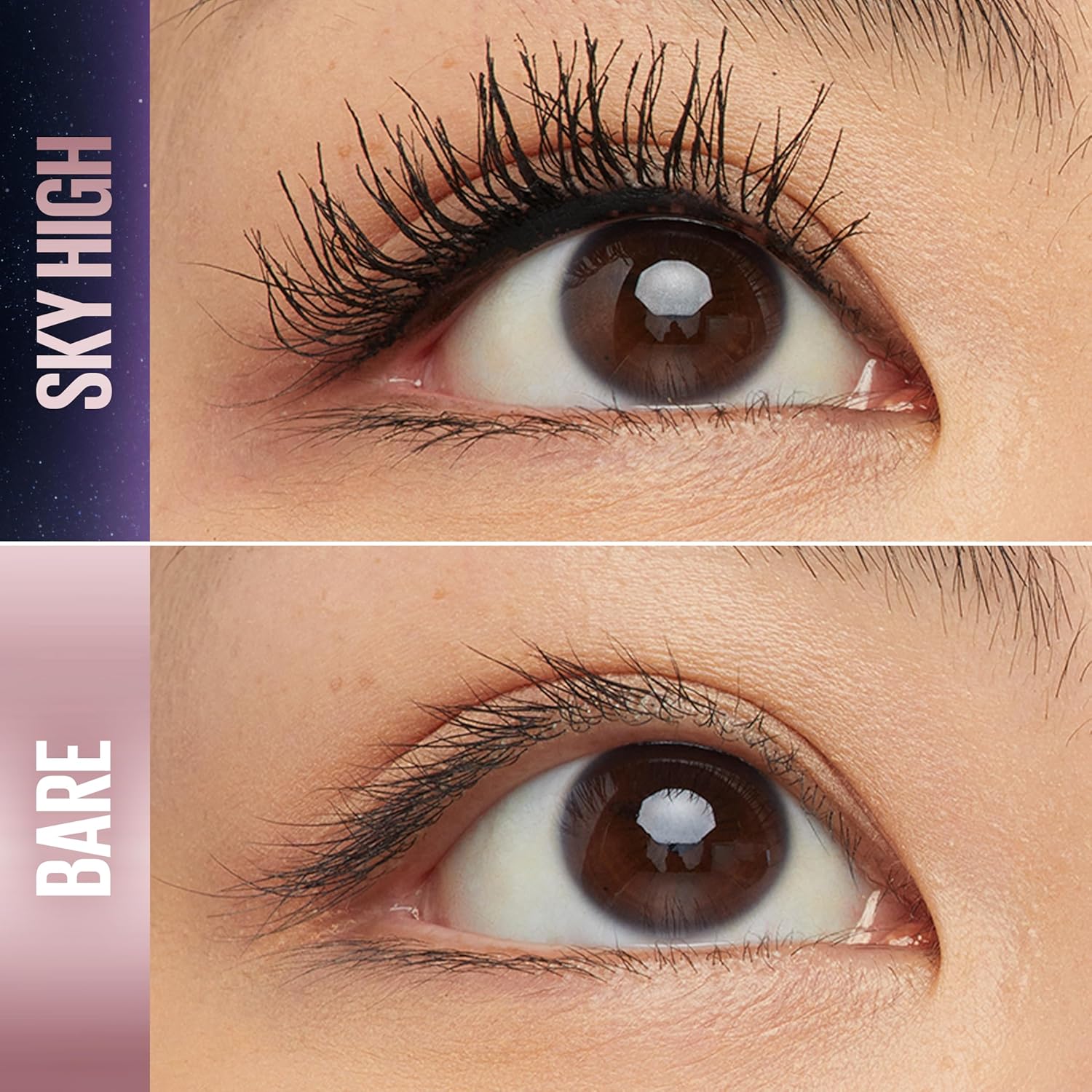 Maybelline Lash Sensational Sky High Washable Mascara Makeup, Volumizing, Lengthening, Defining, Curling, Multiplying, Buildable Formula, Blackest Black, 1 Count image 2