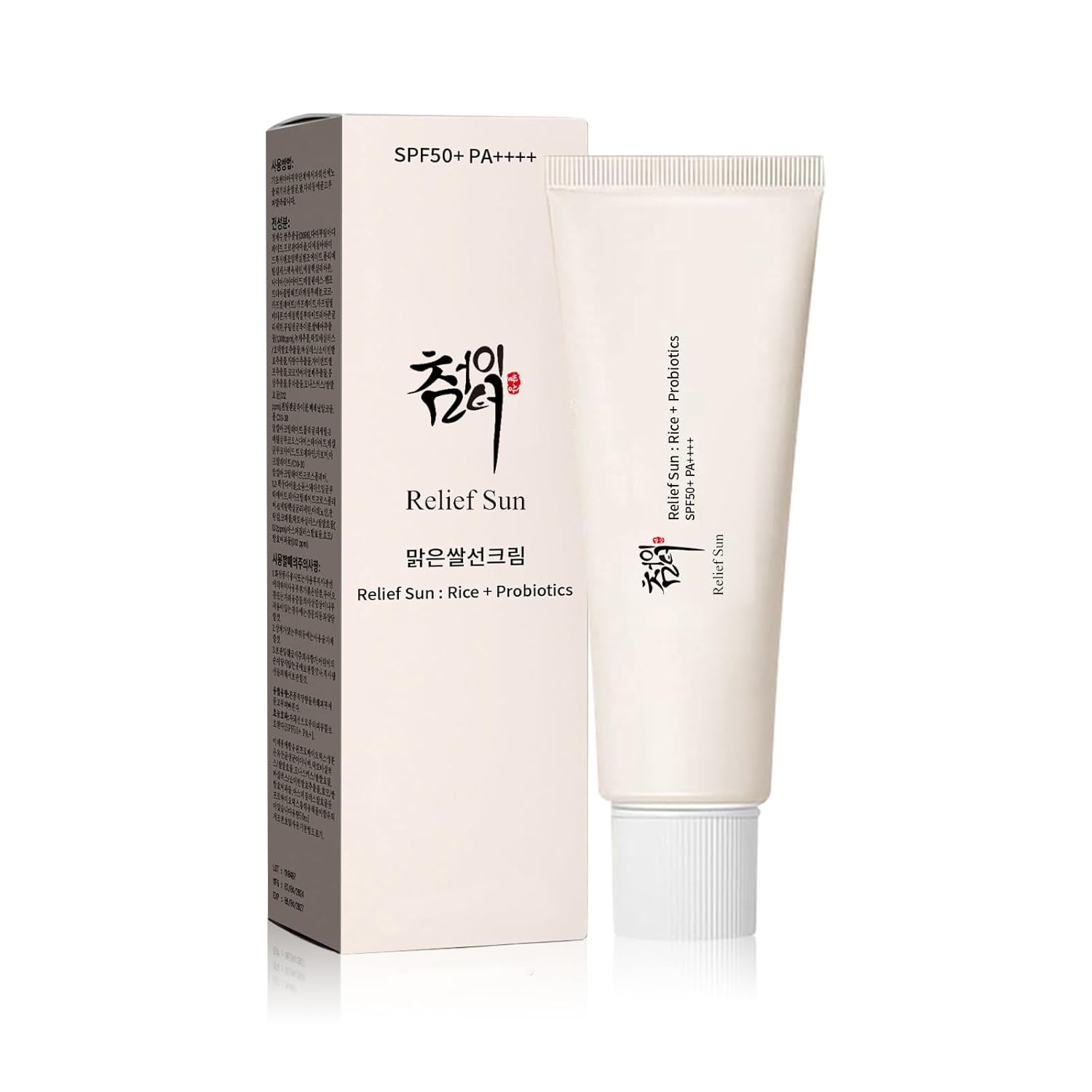 Organic Korean sunscreen SPF50+, PA++++ Riceand Probiotics | Korean Skin Care Solution for All Skin TypesNourishing Skin Protection and UV DefÔºà1PCS)