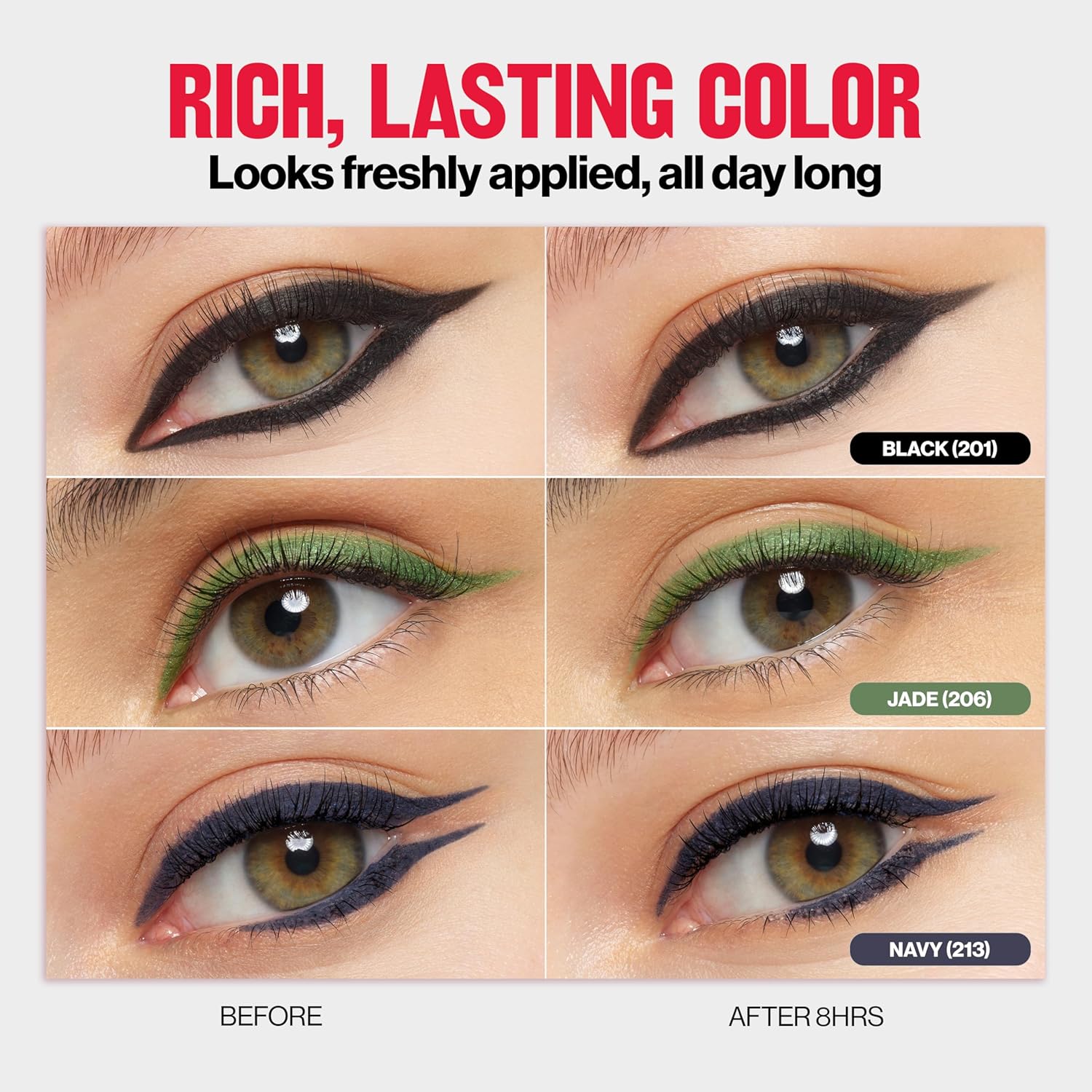 Revlon ColorStay Pencil Waterproof Eyeliner, Smudge-Proof, Eye Makeup with Built-In Sharpener, 202 Black Brown, 0.01 oz image 5