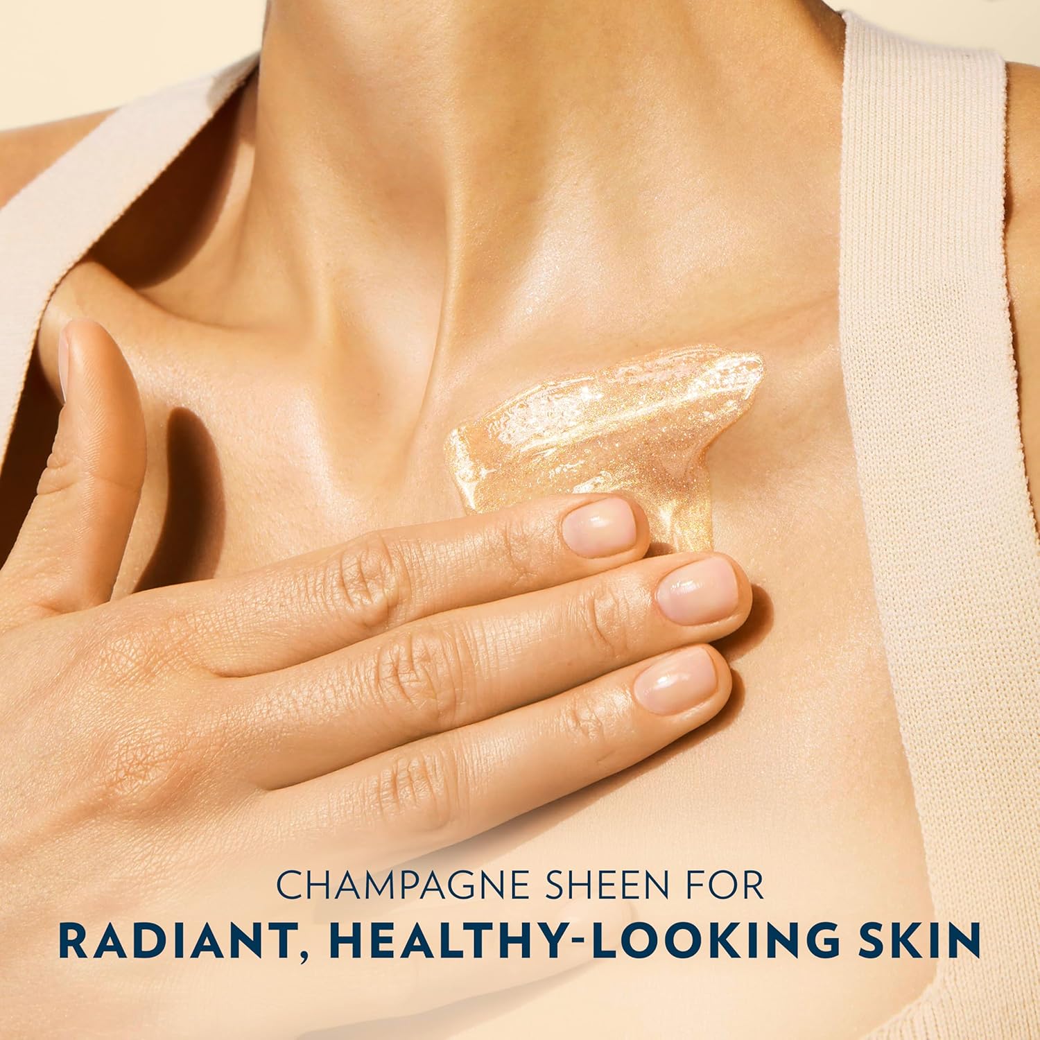 Vaseline Glazed and Glisten Golden Hour Body Gel Oil Glow Vanilla Cocoa Shimmering with Ultra-Hydrating Lipids and 100% Pure Cocoa Butter, 6.8 Oz image 6